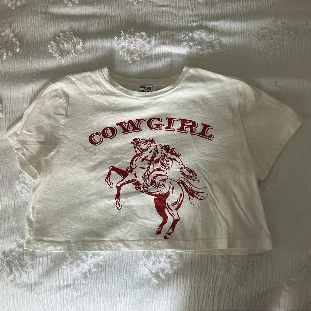 Princess polly cropped tee